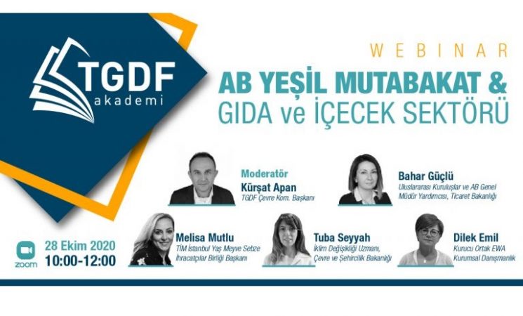 TGDF, AB Yeşil Mutabakat’ı değerlendirdi!