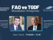 FAO ve TGDF mutabakat anlaşması imzaladı!