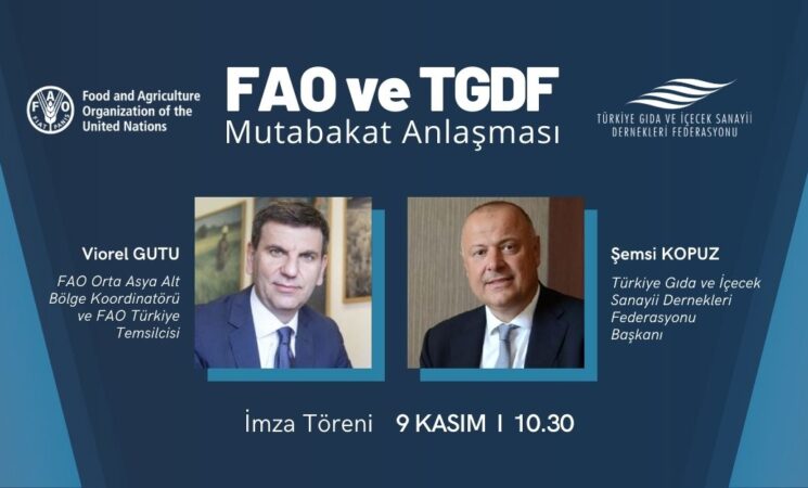 FAO ve TGDF mutabakat anlaşması imzaladı!